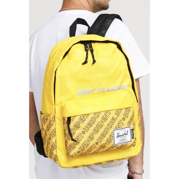 Herschel Supply Co Independent Skateboarding Large Backpack Unified Yellow New